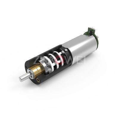 6-24VDC alto motor adaptado esfuerzo de torsión plástico Coreless para la impulsión posterior automotriz del alerón